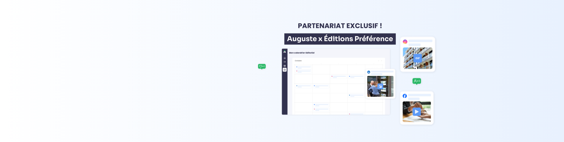 La nouvelle solution de communication pour vous différencier sur les réseaux sociaux.